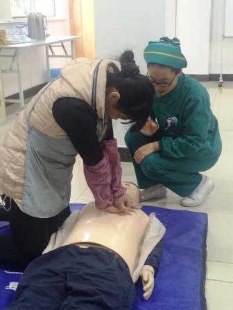 人民医院急救培训照片