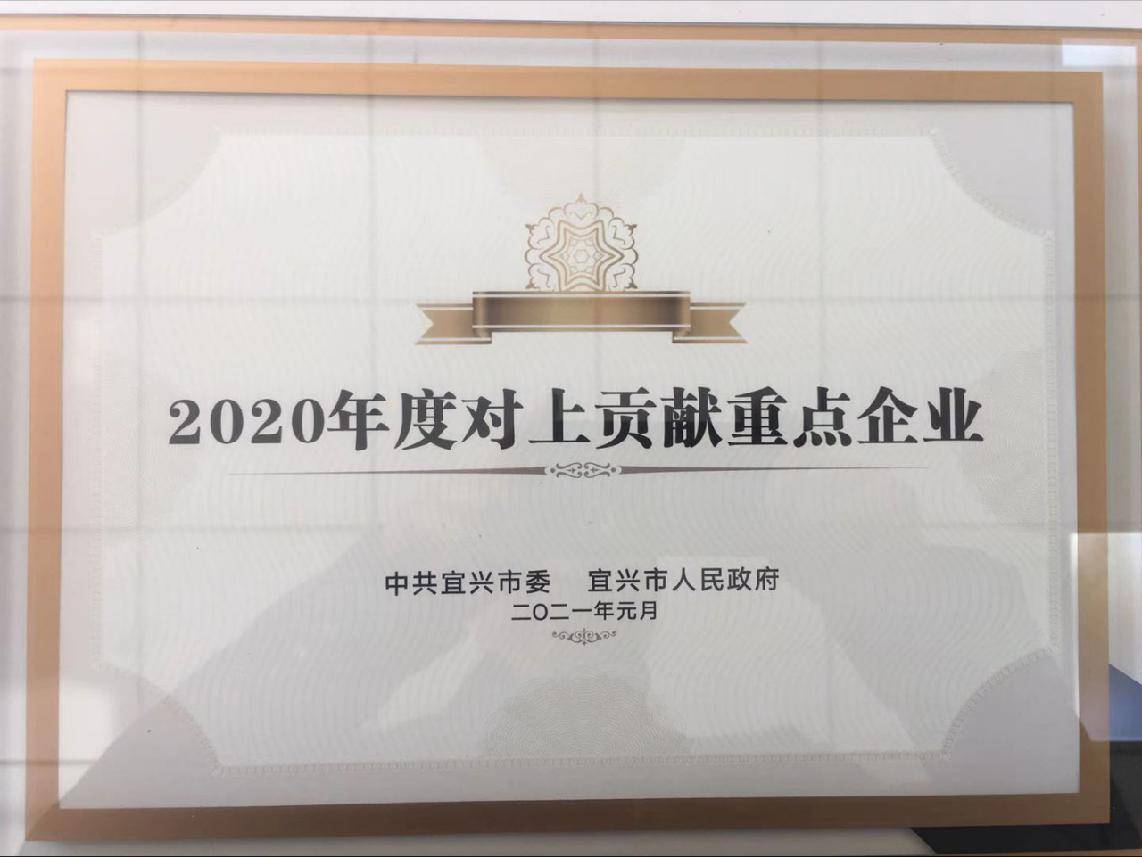 2020年度对上贡献重点企业